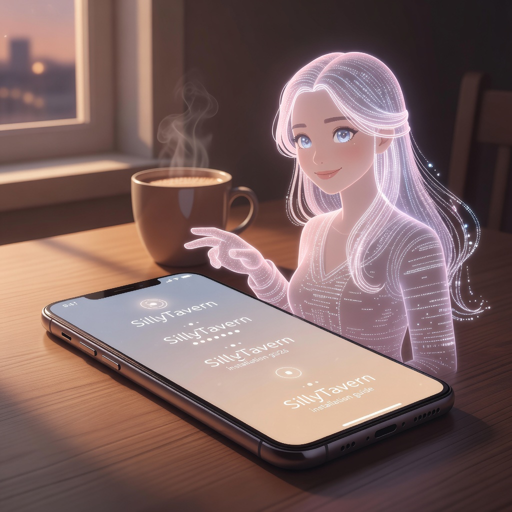 AI companion illustration for sillytavern installation guide 2026